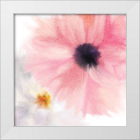 Pink Notes 2 White Modern Wood Framed Art Print by Allen, Kimberly