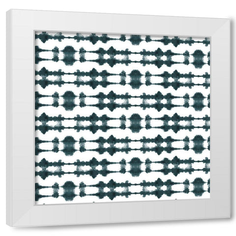 Shibori 2 White Modern Wood Framed Art Print by Allen, Kimberly