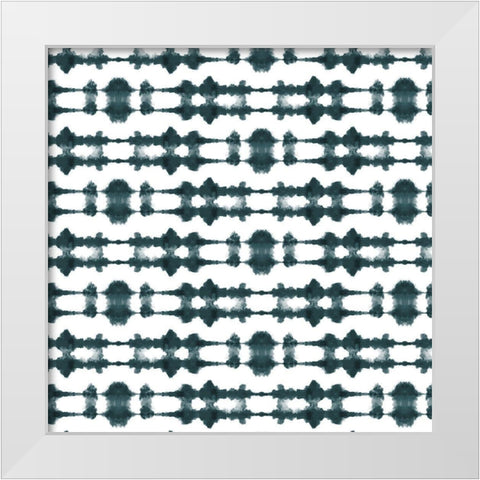 Shibori 2 White Modern Wood Framed Art Print by Allen, Kimberly
