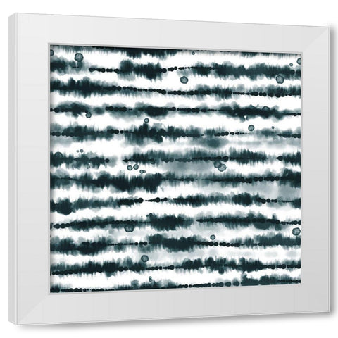Shibori 1 White Modern Wood Framed Art Print by Allen, Kimberly