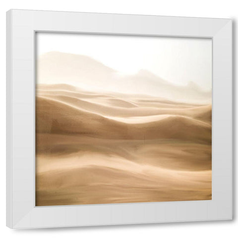 Desert White Modern Wood Framed Art Print by Allen, Kimberly