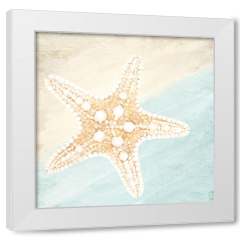 At the Shore 2 White Modern Wood Framed Art Print by Allen, Kimberly