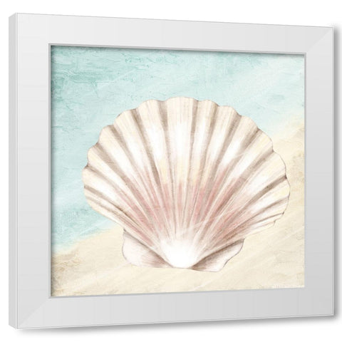 At the Shore 3 White Modern Wood Framed Art Print by Allen, Kimberly