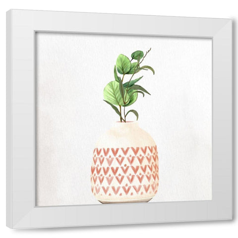 Spring Vase 1 White Modern Wood Framed Art Print by Allen, Kimberly