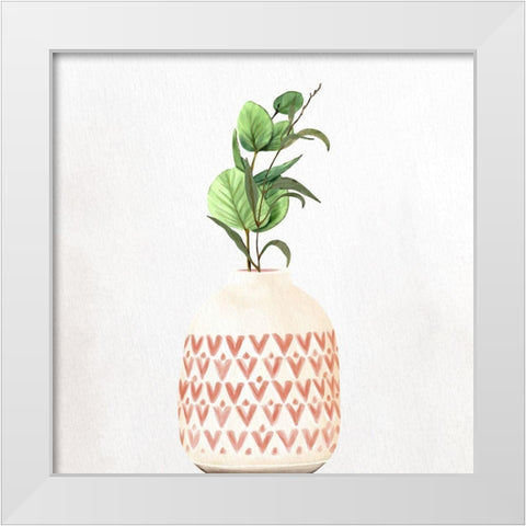 Spring Vase 1 White Modern Wood Framed Art Print by Allen, Kimberly