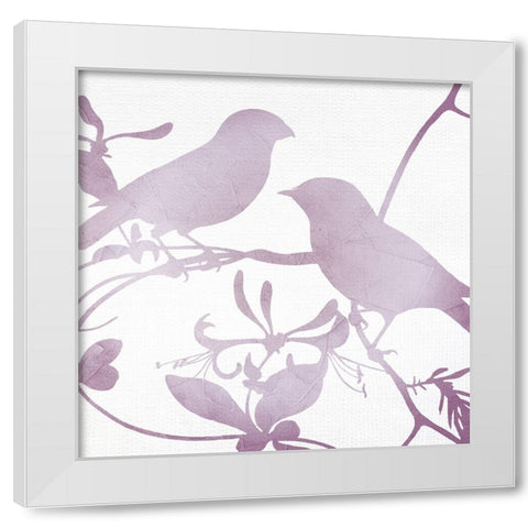 Tweet 1 White Modern Wood Framed Art Print by Allen, Kimberly