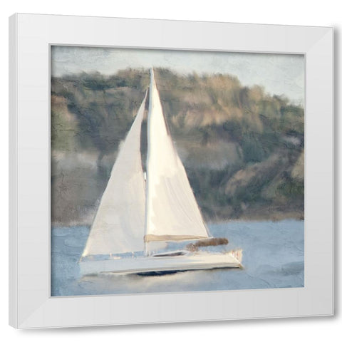Going To Sea White Modern Wood Framed Art Print by Allen, Kimberly