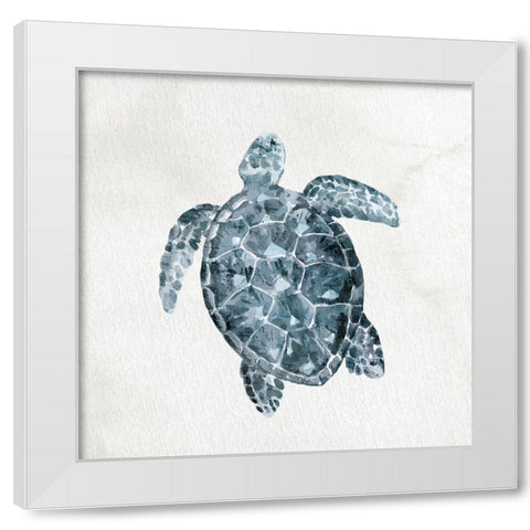 Ocean Life 2 White Modern Wood Framed Art Print by Allen, Kimberly