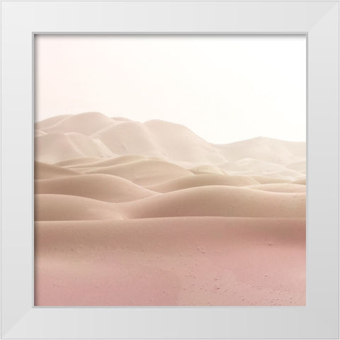 Desert Sands White Modern Wood Framed Art Print by Allen, Kimberly