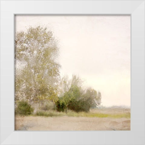 Countryside White Modern Wood Framed Art Print by Allen, Kimberly
