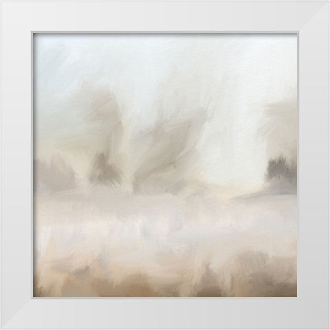 Mirage White Modern Wood Framed Art Print by Allen, Kimberly