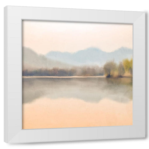 Pastel Summer White Modern Wood Framed Art Print by Allen, Kimberly