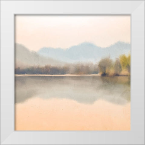 Pastel Summer White Modern Wood Framed Art Print by Allen, Kimberly