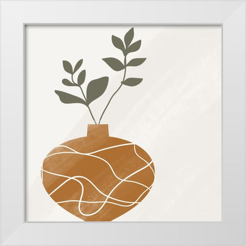 Natural 1 White Modern Wood Framed Art Print by Allen, Kimberly