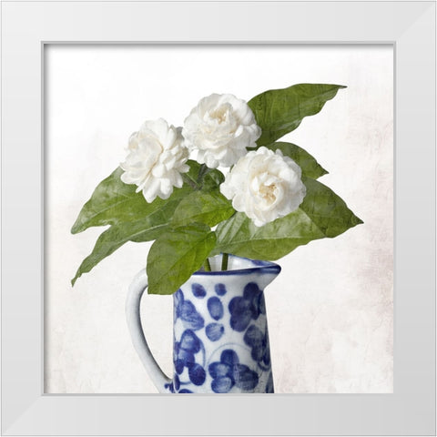 Printed Vase 1 White Modern Wood Framed Art Print by Allen, Kimberly