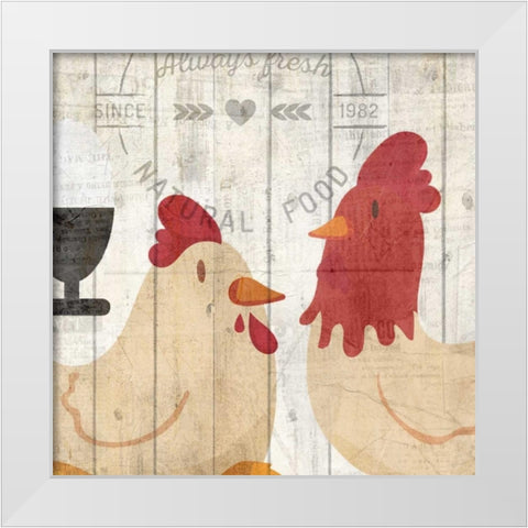 Always Fresh White Modern Wood Framed Art Print by Allen, Kimberly