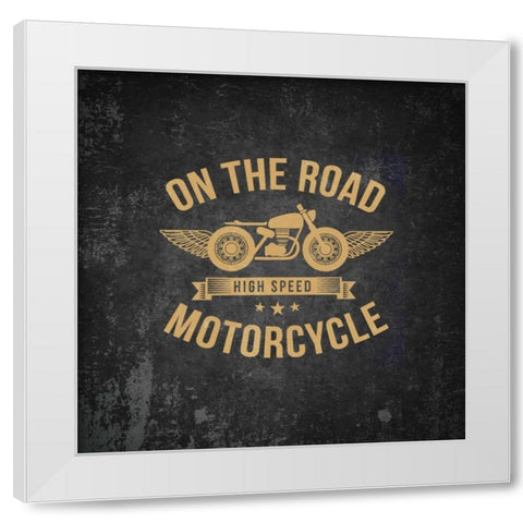 On the Road 1 White Modern Wood Framed Art Print by Allen, Kimberly