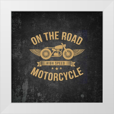 On the Road 1 White Modern Wood Framed Art Print by Allen, Kimberly
