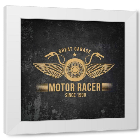 On the Road 3 White Modern Wood Framed Art Print by Allen, Kimberly