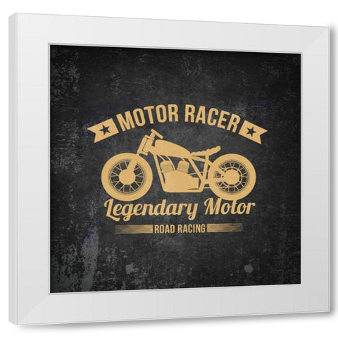 On the Road 4 White Modern Wood Framed Art Print by Allen, Kimberly