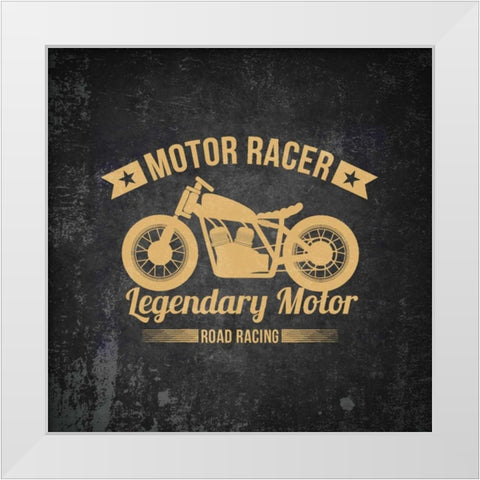 On the Road 4 White Modern Wood Framed Art Print by Allen, Kimberly