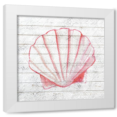 Coral Sea 3 White Modern Wood Framed Art Print by Allen, Kimberly