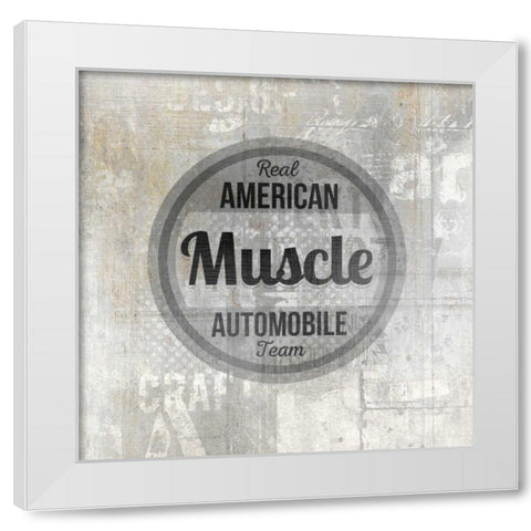 American Garage 2 White Modern Wood Framed Art Print by Allen, Kimberly