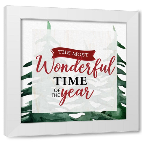The Most White Modern Wood Framed Art Print by Allen, Kimberly