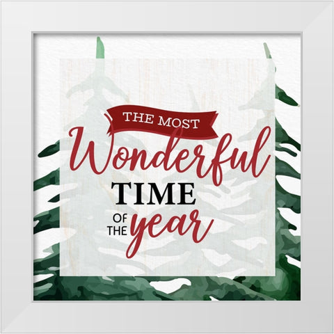 The Most White Modern Wood Framed Art Print by Allen, Kimberly