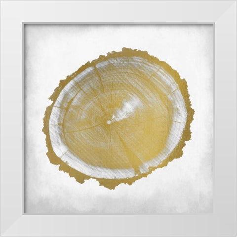 Rings 2 White Modern Wood Framed Art Print by Allen, Kimberly