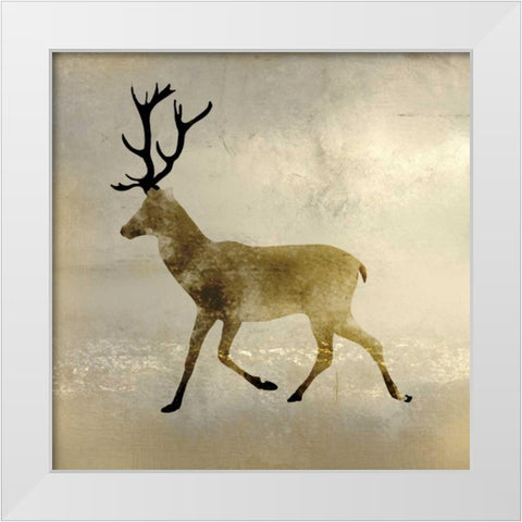 Wildlife Lodge 3 White Modern Wood Framed Art Print by Allen, Kimberly