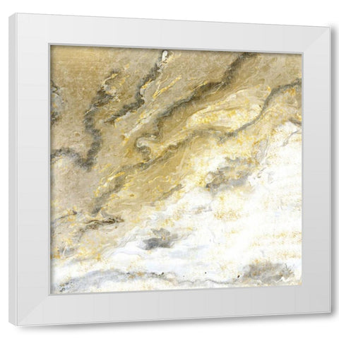 Mood White Modern Wood Framed Art Print by Allen, Kimberly