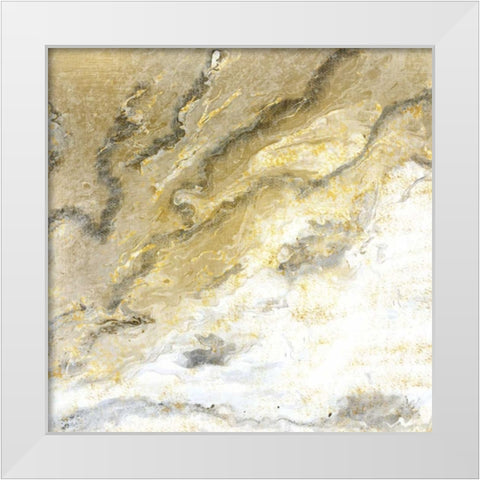 Mood White Modern Wood Framed Art Print by Allen, Kimberly