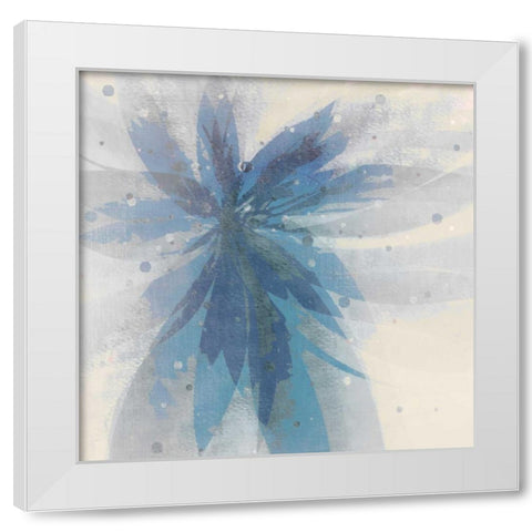 Glamour Indigo 1 White Modern Wood Framed Art Print by Allen, Kimberly