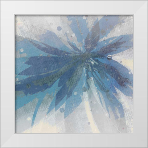 Glamour Indigo 2 White Modern Wood Framed Art Print by Allen, Kimberly