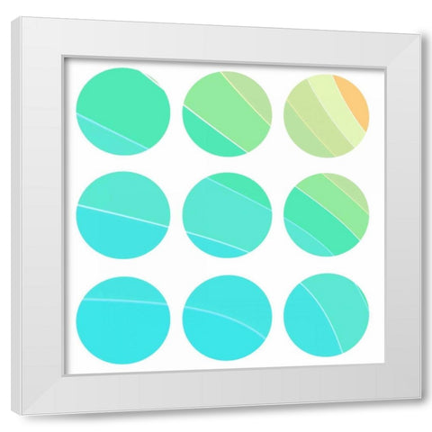 In Color 1 White Modern Wood Framed Art Print by Allen, Kimberly