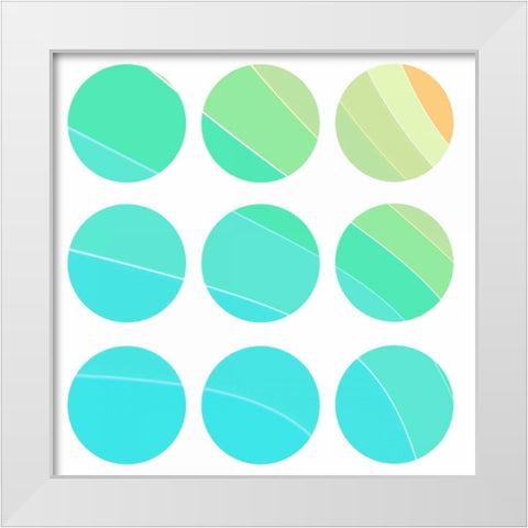 In Color 1 White Modern Wood Framed Art Print by Allen, Kimberly