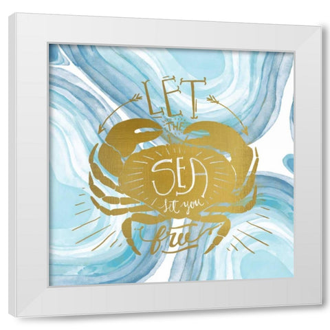 I Am 1 White Modern Wood Framed Art Print by Allen, Kimberly