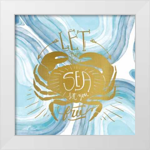I Am 1 White Modern Wood Framed Art Print by Allen, Kimberly