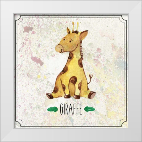 Jungle Day 2 White Modern Wood Framed Art Print by Allen, Kimberly