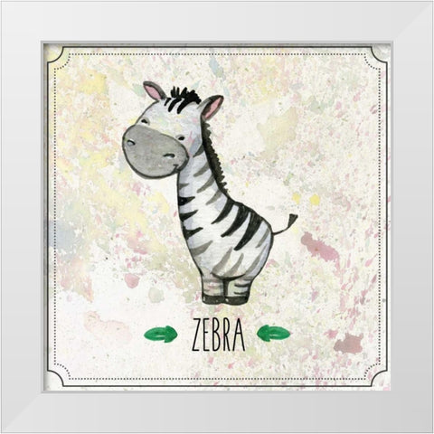 Jungle Day 4 White Modern Wood Framed Art Print by Allen, Kimberly