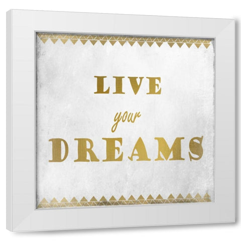 Dreamcatcher 2 White Modern Wood Framed Art Print by Allen, Kimberly