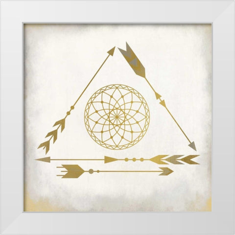 Elements 2 White Modern Wood Framed Art Print by Allen, Kimberly