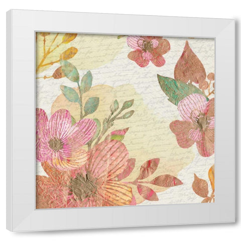 Springtime 1 White Modern Wood Framed Art Print by Allen, Kimberly