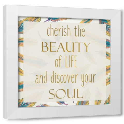 LIfe Rules 2 White Modern Wood Framed Art Print by Allen, Kimberly