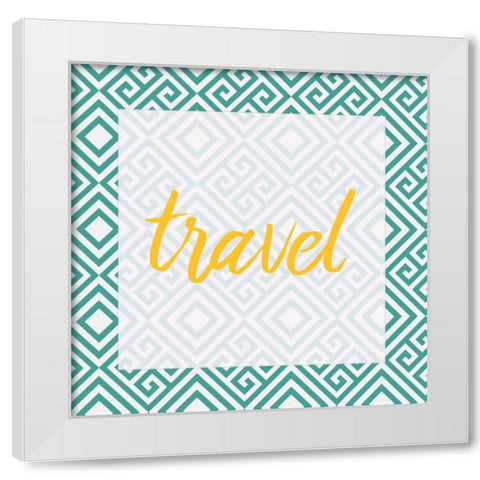 Escape 1 White Modern Wood Framed Art Print by Allen, Kimberly