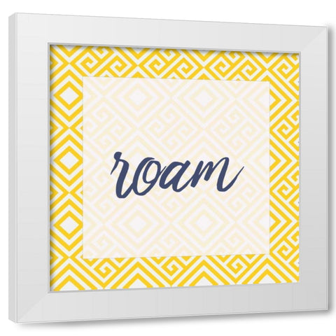 Escape 3 White Modern Wood Framed Art Print by Allen, Kimberly