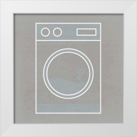 Sort 1 White Modern Wood Framed Art Print by Allen, Kimberly