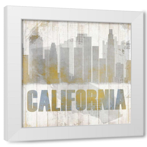 California White Modern Wood Framed Art Print by Allen, Kimberly