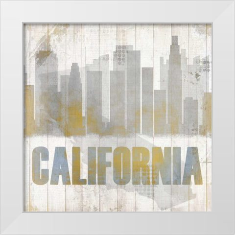 California White Modern Wood Framed Art Print by Allen, Kimberly